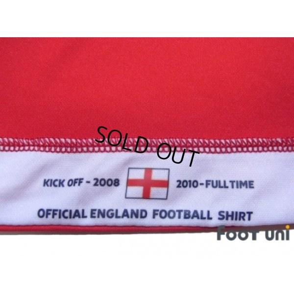 Photo8: England 2008 Away Long Sleeve Shirt #10 Gerrard
