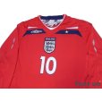 Photo3: England 2008 Away Long Sleeve Shirt #10 Gerrard
