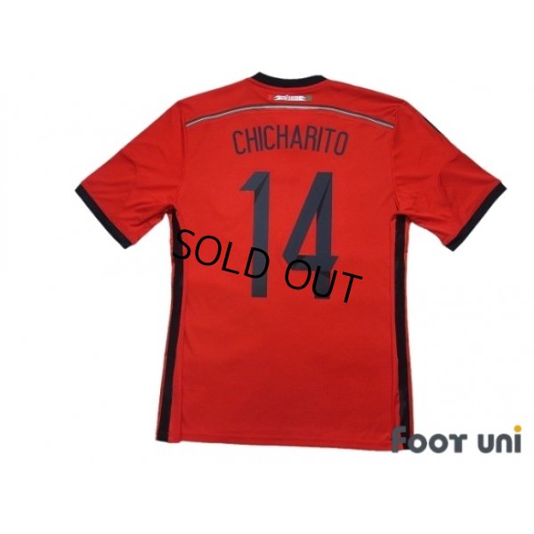 Photo2: Mexico 2014 Away Shirt #14 Chicharito