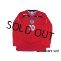 England 2008 Away Long Sleeve Shirt #10 Gerrard