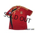 Spain 2009 Home Shirt #7 David Villa FIFA Confederations Cup South Africa 2009 Patch/Badge