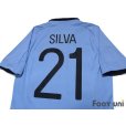 Photo4: Manchester City 2012-2013 Home Shirt #21 Silva