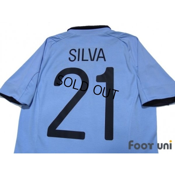Photo4: Manchester City 2012-2013 Home Shirt #21 Silva
