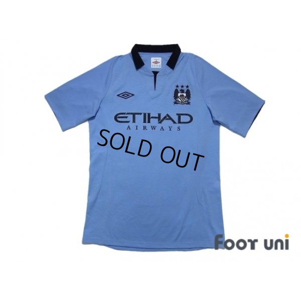 Photo1: Manchester City 2012-2013 Home Shirt #21 Silva