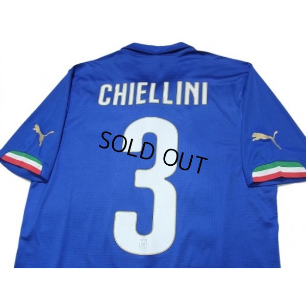 Photo4: Italy 2014 Home Shirt #3 Chiellini