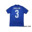 Photo2: Italy 2014 Home Shirt #3 Chiellini (2)