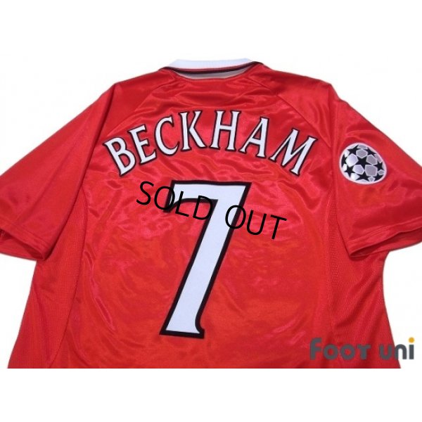 Photo4: Manchester United 1999-2000 Home Shirt #7 Beckham w/tags