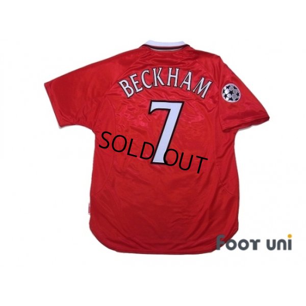 Photo2: Manchester United 1999-2000 Home Shirt #7 Beckham w/tags