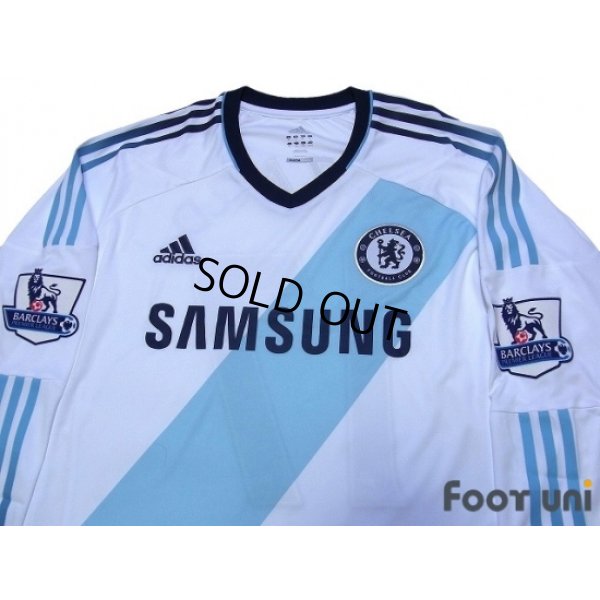 Photo3: Chelsea 2012-2013 Away Long Sleeve Shirt #17 Hazard BARCLAYS PREMIER LEAGUE Patch/Badge w/tags