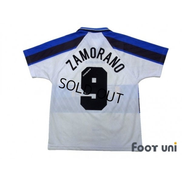 Photo2: Inter Milan 1996-1997 Away Shirt #9 Zamorano