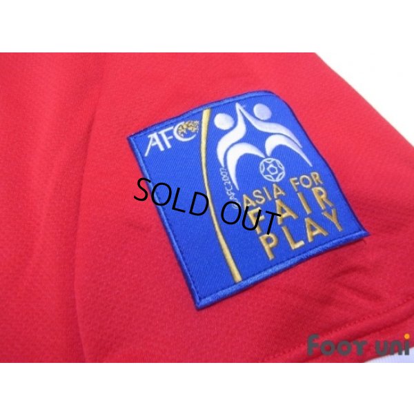 Photo7: Urawa Reds 2008 Home Shirt #22 Abe ACL Patch/Badge AFC Asia For Fair Play Patch/Badge