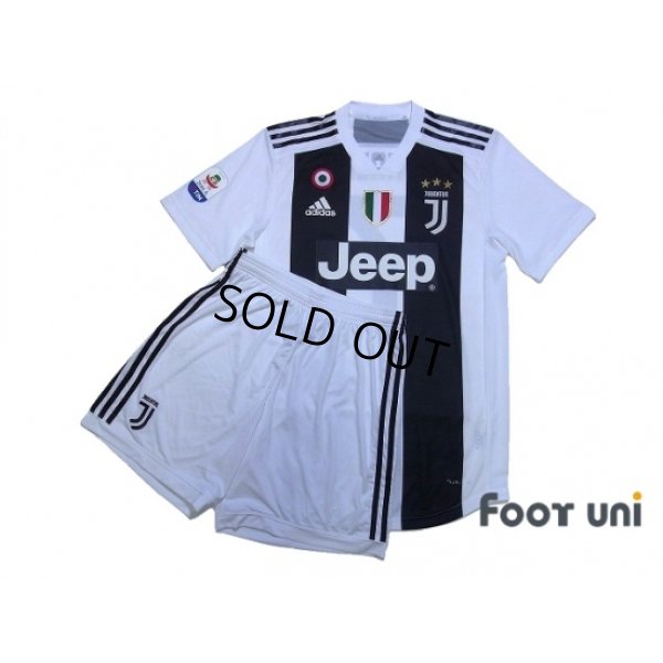 Photo1: Juventus 2018-2019 Home Authentic Shirts and shorts Set #7 Ronaldo