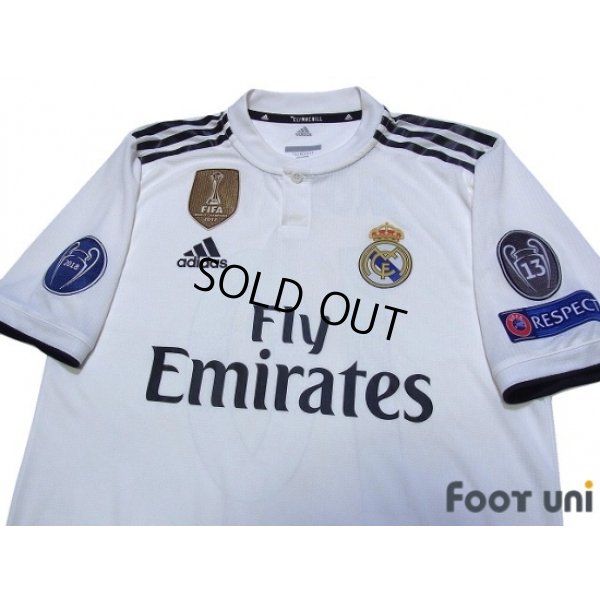 Photo3: Real Madrid 2018-2019 Home Authentic Shirts and shorts Set #10 Modric