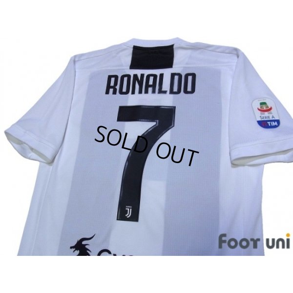 Photo4: Juventus 2018-2019 Home Authentic Shirts and shorts Set #7 Ronaldo