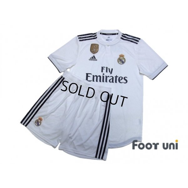 Real Madrid 2018-2019 Home Authentic Shirts and shorts Set #10 Modric ...