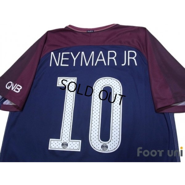 Photo4: Paris Saint Germain 2017-2018 Home Shirt #10 Neymar Jr