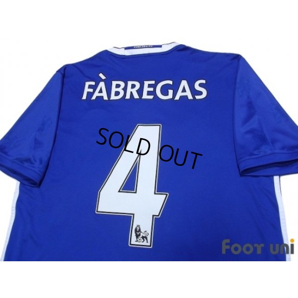 Photo4: Chelsea 2016-2017 Home Shirt #4 Cesc Fabregas