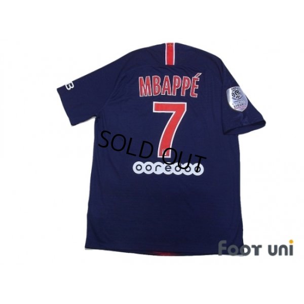 Photo2: Paris Saint Germain 2018-2019 Home Authentic Shirts and shorts Set #7 Mbappé