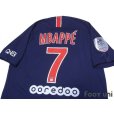 Photo4: Paris Saint Germain 2018-2019 Home Authentic Shirts and shorts Set #7 Mbappé (4)