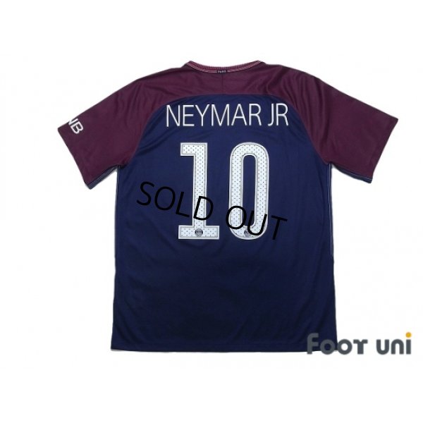 Photo2: Paris Saint Germain 2017-2018 Home Shirt #10 Neymar Jr