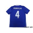 Photo2: Chelsea 2016-2017 Home Shirt #4 Cesc Fabregas (2)