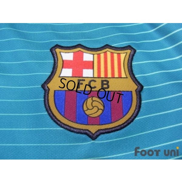 Photo6: FC Barcelona 2016-2017 3rd Shirts and shorts Set #10 Messi La Liga Patch/Badge