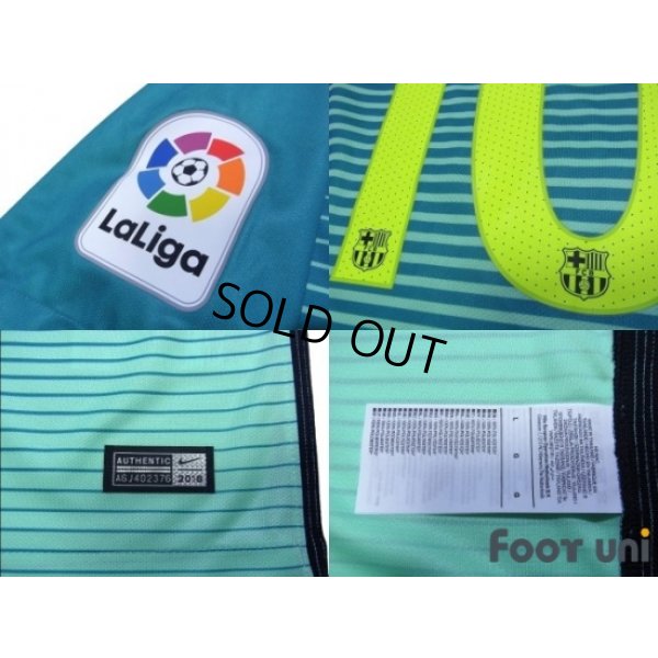 Photo7: FC Barcelona 2016-2017 3rd Shirts and shorts Set #10 Messi La Liga Patch/Badge