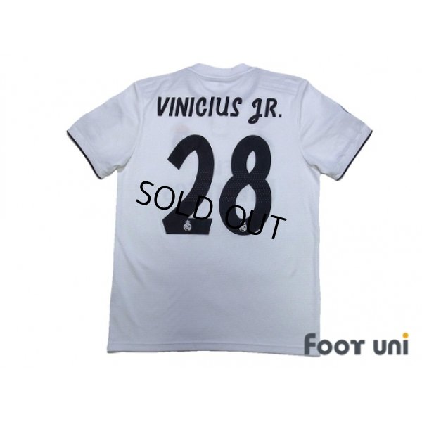 Photo2: Real Madrid 2018-2019 Home Shirts #28 Vinicius JR