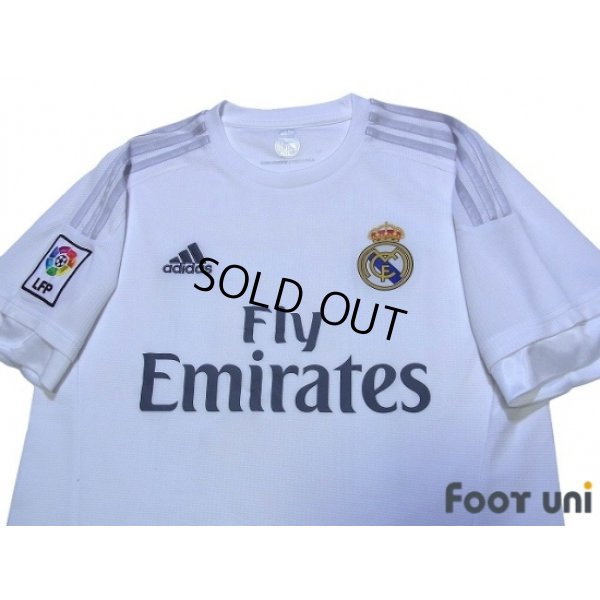 Photo3: Real Madrid 2015-2016 Home Shirt #19 Modric LFP Patch/Badge