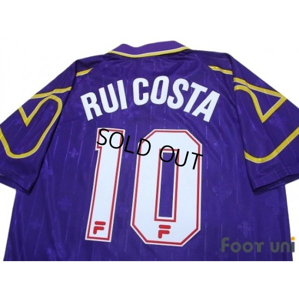 Photo4: Fiorentina 1997-1998 Home Shirt #10 Rui Costa