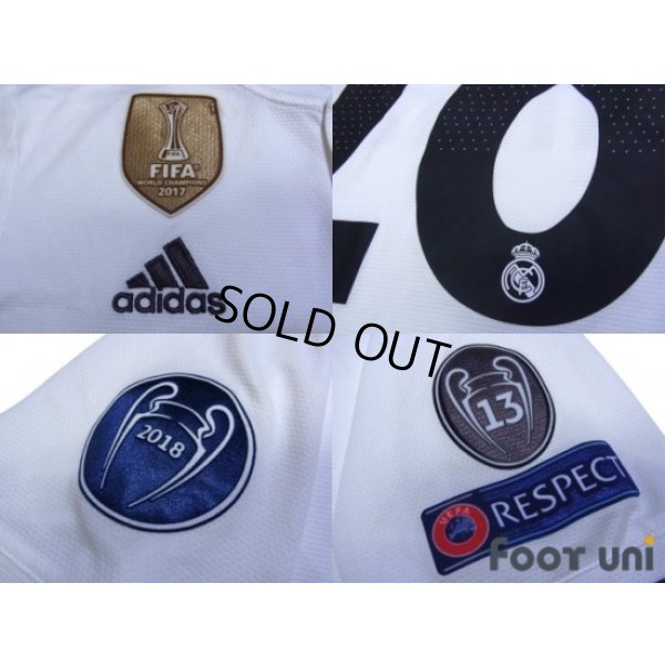 Photo8: Real Madrid 2018-2019 Home Shirts #28 Vinicius JR