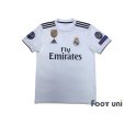 Photo1: Real Madrid 2018-2019 Home Shirts #28 Vinicius JR (1)