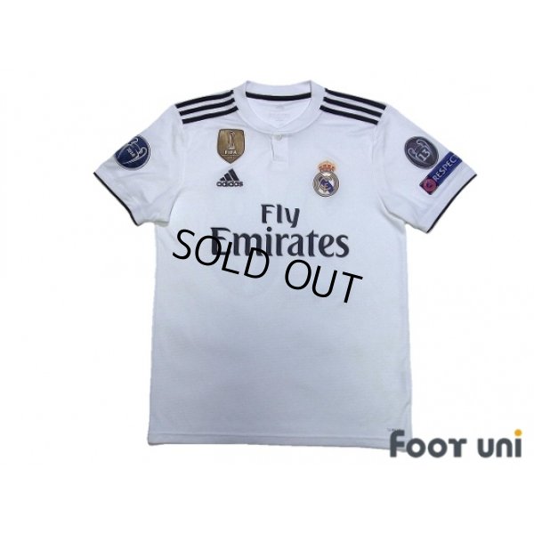 Photo1: Real Madrid 2018-2019 Home Shirts #28 Vinicius JR
