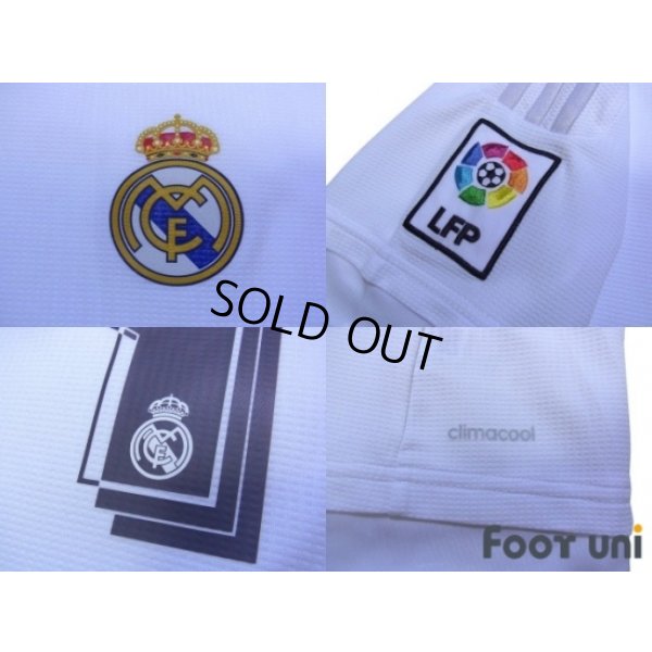 Photo6: Real Madrid 2015-2016 Home Shirt #19 Modric LFP Patch/Badge