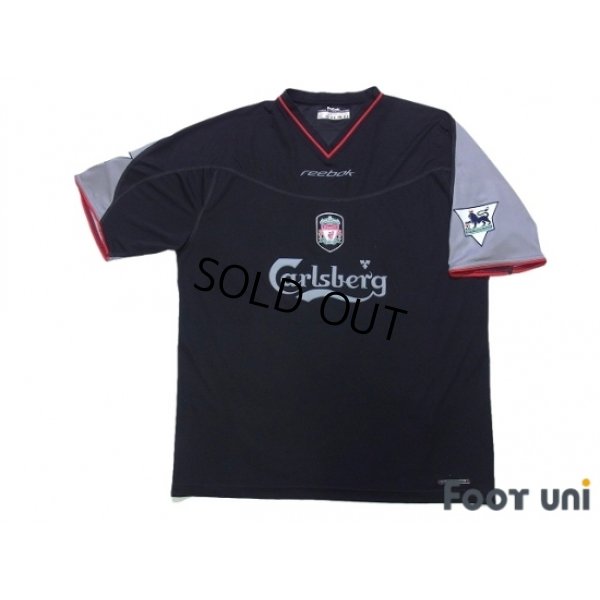 Photo1: Liverpool 2002-2004 Away Shirt #17 Gerrard The F.A. Premier League Patch/Badge