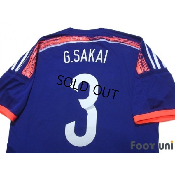 Photo4: Japan 2014 Home Shirt #3 G.Sakai w/tags