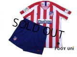 Atletico Madrid 2019-2020 Home Authentic Shirts and shorts Set #7 Griezmann Marking year difference