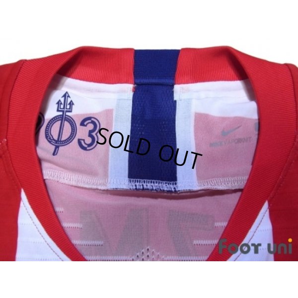 Photo5: Atletico Madrid 2019-2020 Home Authentic Shirts and shorts Set #7 Griezmann Marking year difference