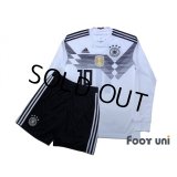 Germany 2018 Home Long Sleeve Shirts and shorts Set #10 Ozil