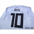 Photo4: Germany 2018 Home Long Sleeve Shirts and shorts Set #10 Ozil (4)