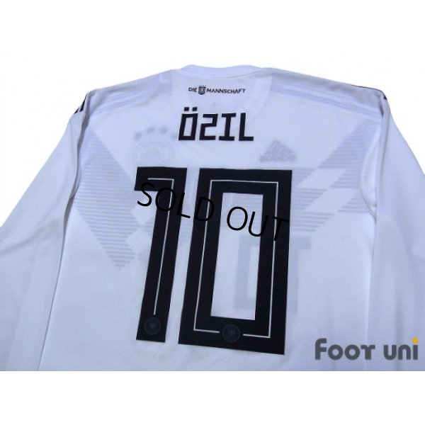 Photo4: Germany 2018 Home Long Sleeve Shirts and shorts Set #10 Ozil