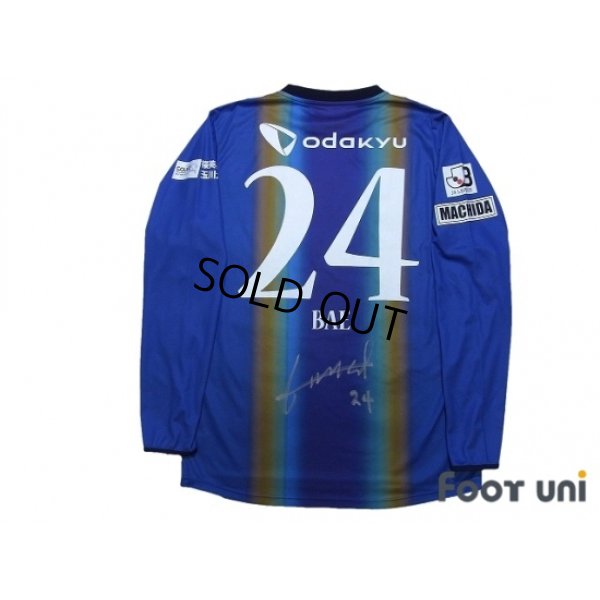 Photo2: FC Machida Zelvia 2014 Home Long Sleeve Shirt #24 Bae