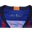 Photo4: FC Barcelona 2018-2019 Home Long Sleeve Shirt #10 Messi (4)