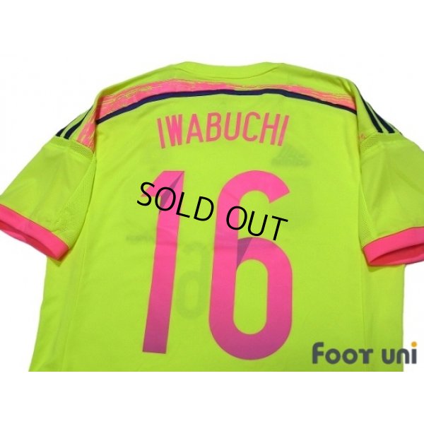 Photo4: Japan Women's Nadeshiko 2014-2015 Away Shirt #16 Iwabuchi FIFA World Champions 2011 Patch/Badge w/tags