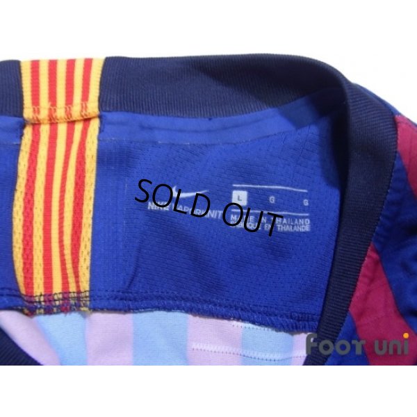 Photo5: FC Barcelona 2018-2019 Home Authentic Shirts and shorts Set #8 Andrés Iniesta