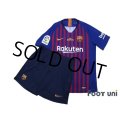 FC Barcelona 2018-2019 Home Authentic Shirts and shorts Set #8 Andrés Iniesta