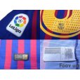 Photo7: FC Barcelona 2018-2019 Home Authentic Shirts and shorts Set #8 Andrés Iniesta