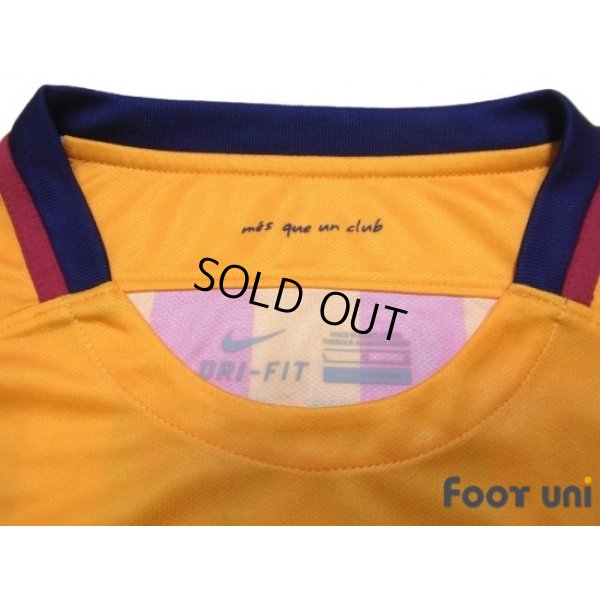 Photo5: FC Barcelona 2015-2016 Away Shirts and shorts Set #10 Messi LFP Patch/Badge