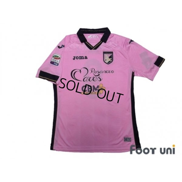 Photo1: Palermo 2014-2015 Home Shirt #9 Dybala Serie A Tim Patch/Badge w/tags