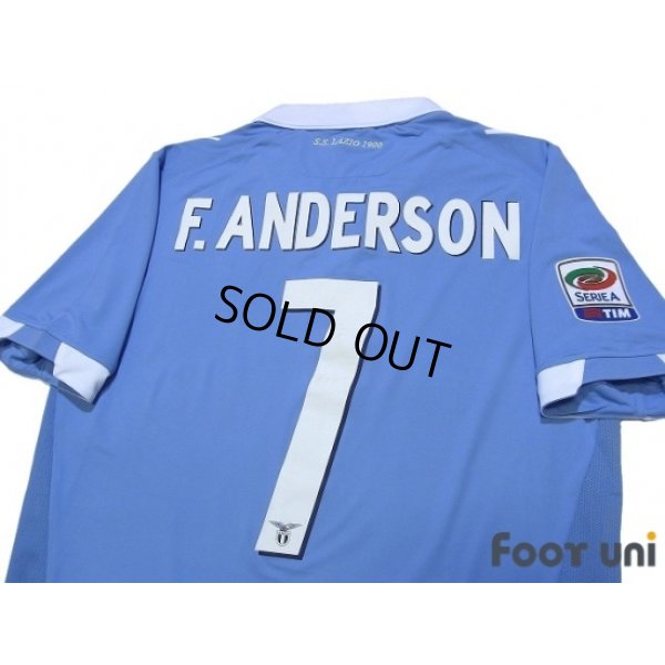 Photo4: Lazio 2014-2015 Home Authentic Shirt #7 F.Anderson w/tags